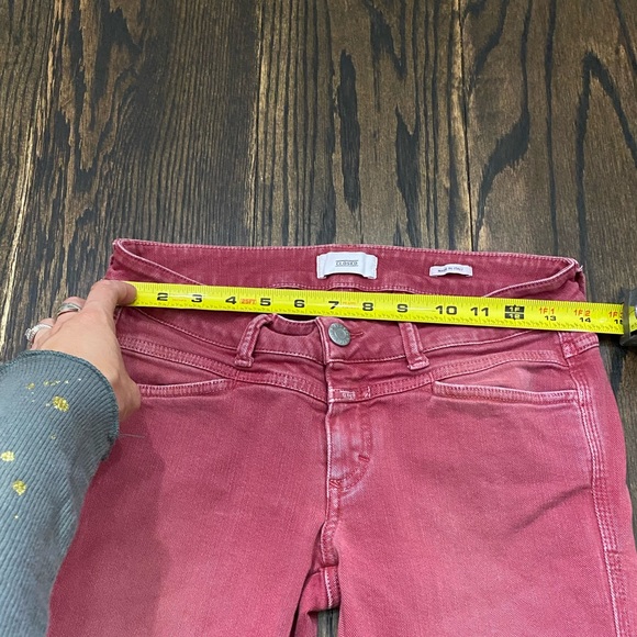 Closed Red Denim Frayed Hem Jeans - Picture 7 of 16